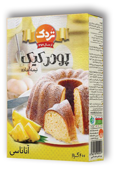 پودر کیک  آناناسی