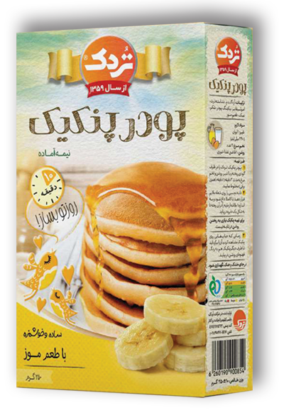 پودر پنکیک با طعم  موز