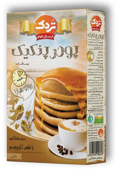 پودر پنکیک با طعم کاپوچینو