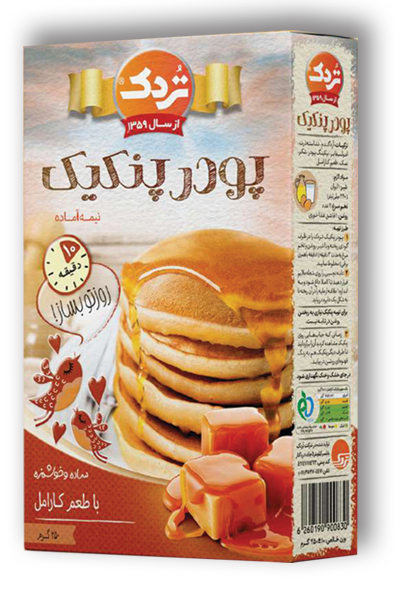 پودر پنکیک با طعم کارامل