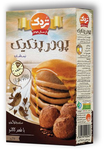 پودر پنکیک با طعم  کاکائو