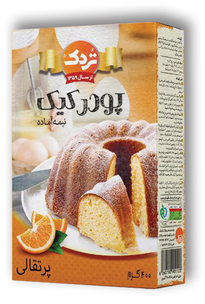 پودر کیک  پرتقالی