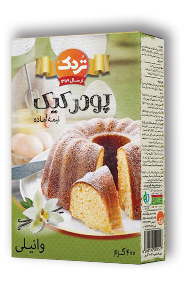 پودر کیک وانیلی