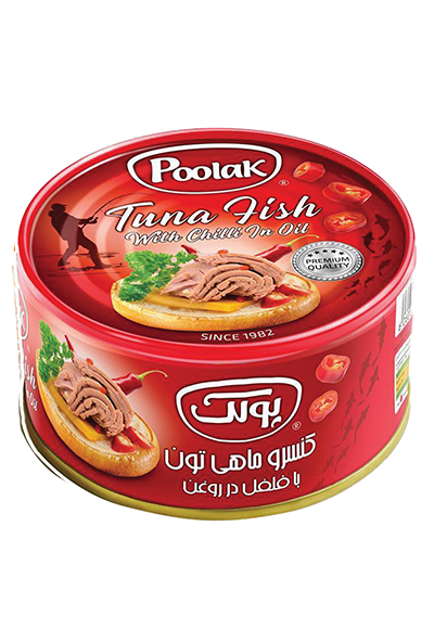 کنسرو ماهی تن با فلفل در روغن